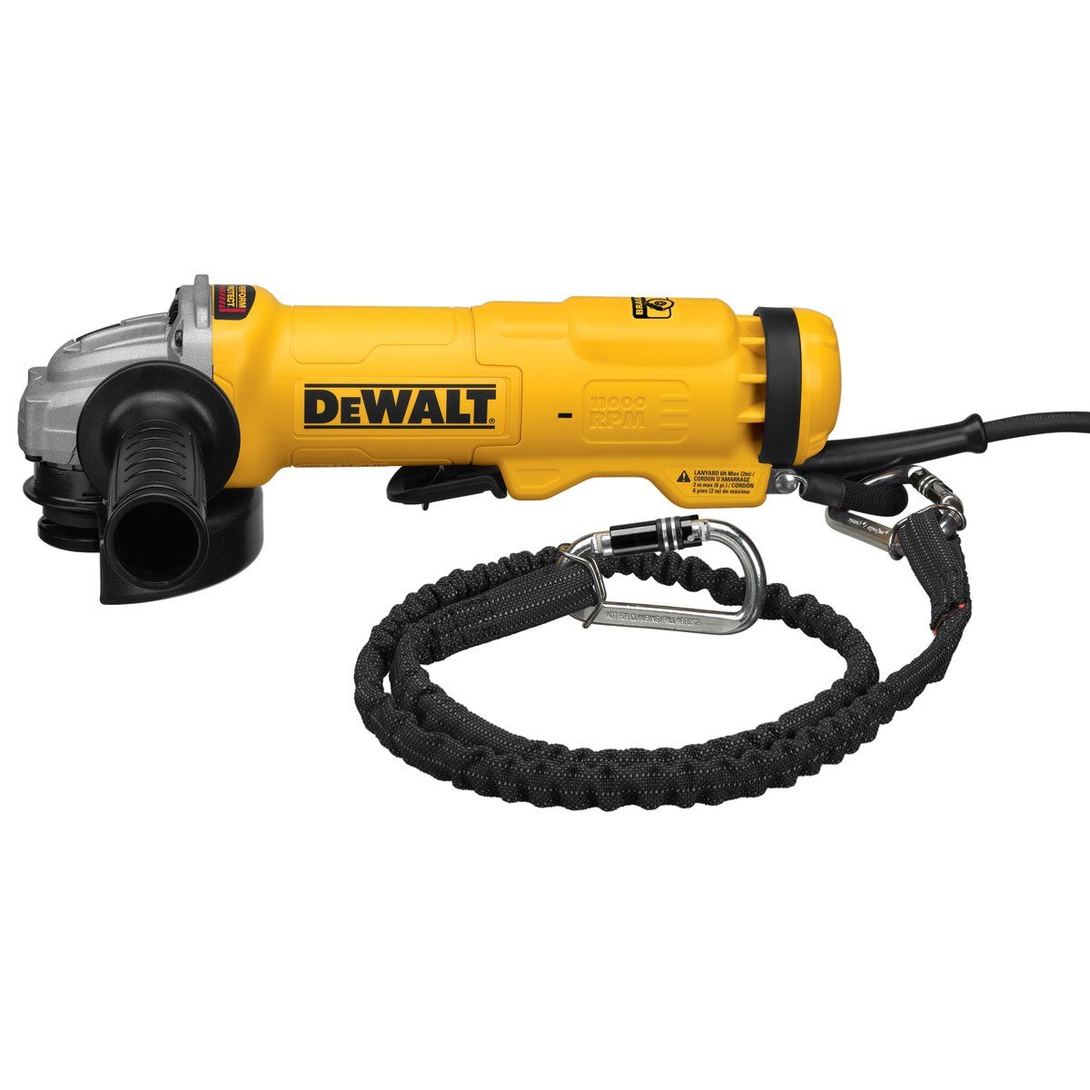 DeWalt DWE4222N 4-1/2"Small Angle Paddle Switch Grinder , No Lock on, 11 Amp.