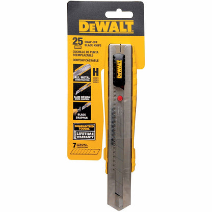 DeWalt DWHT10045 25mm Single Blade Snap-Off Knife