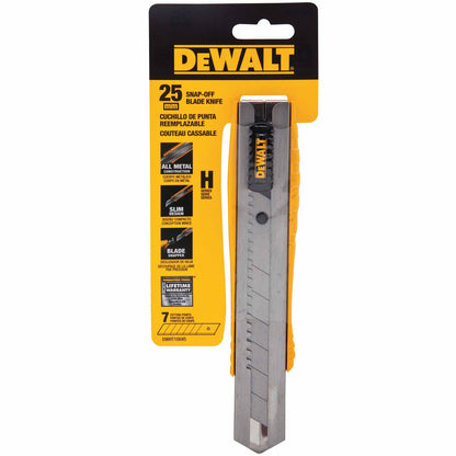 DeWalt DWHT10045 25mm Single Blade Snap-Off Knife