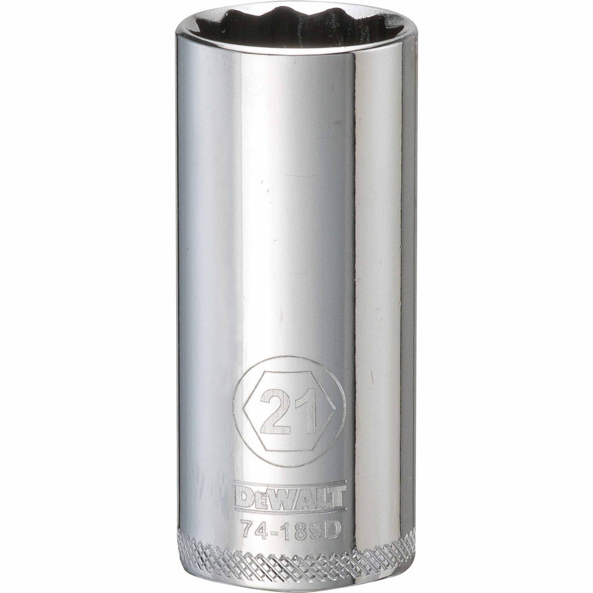 Dewalt DWMT74189OSP Mechanics 12 Point 3/8" Drive Deep Socket 21MM