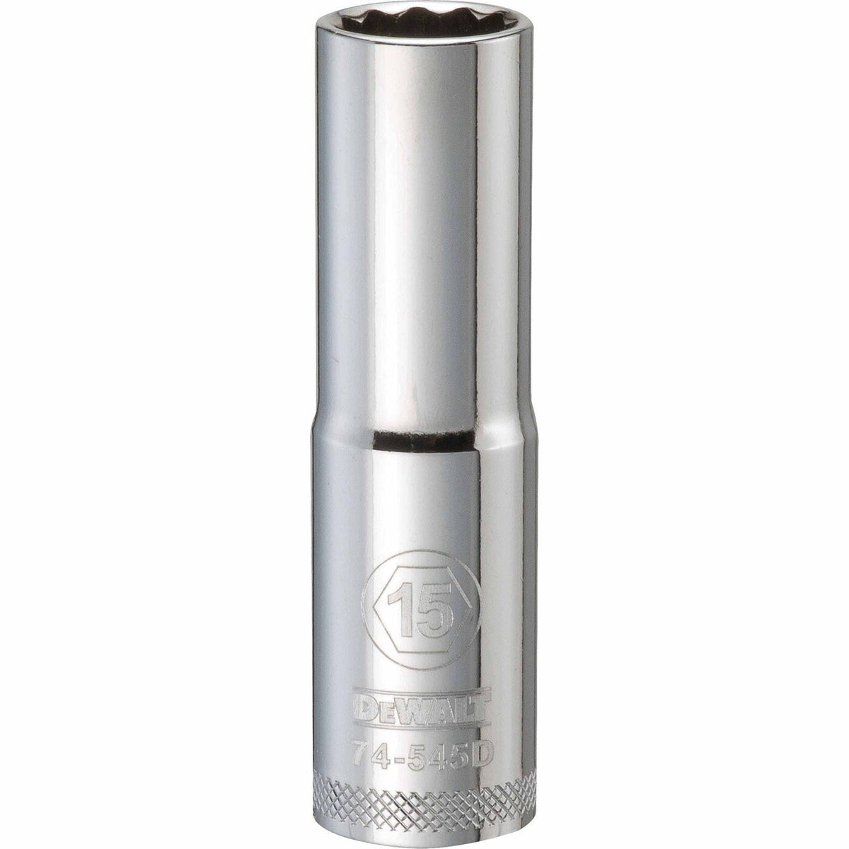 Dewalt DWMT74545OSP Mechanics 12 Point 1/2" Drive Deep Socket 15 MM