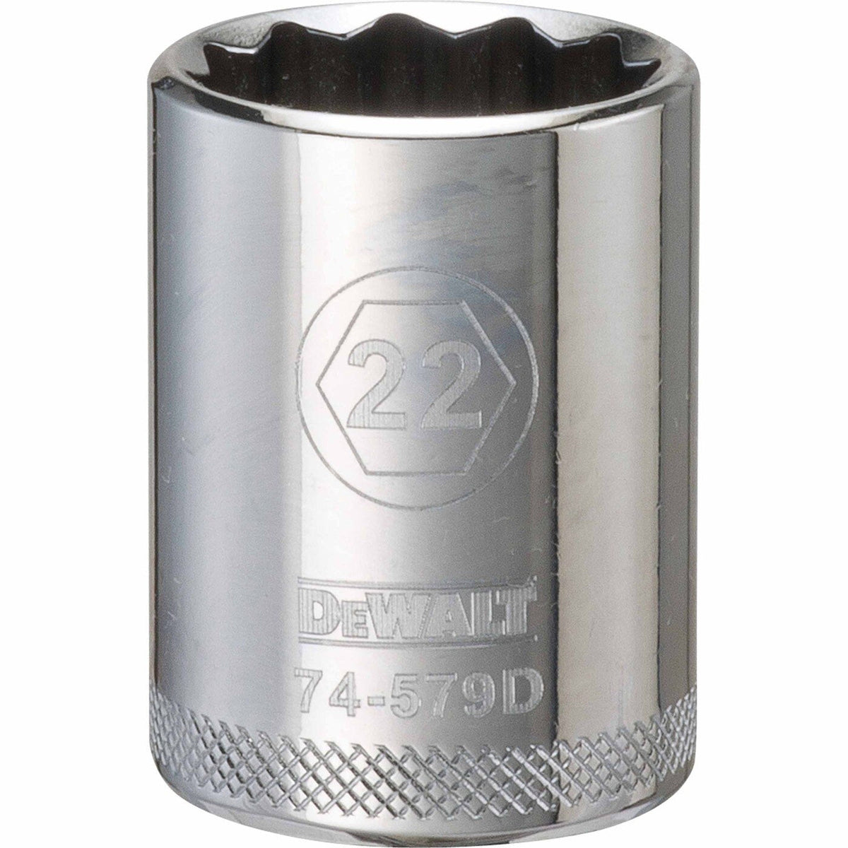 Dewalt DWMT74579OSP Mechanics 12 Point 1/2" Drive Socket 22 MM