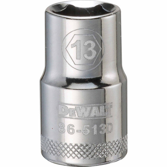 Dewalt DWMT86513OSP Mechanics 6 Point 1/2" Drive Socket 13 MM