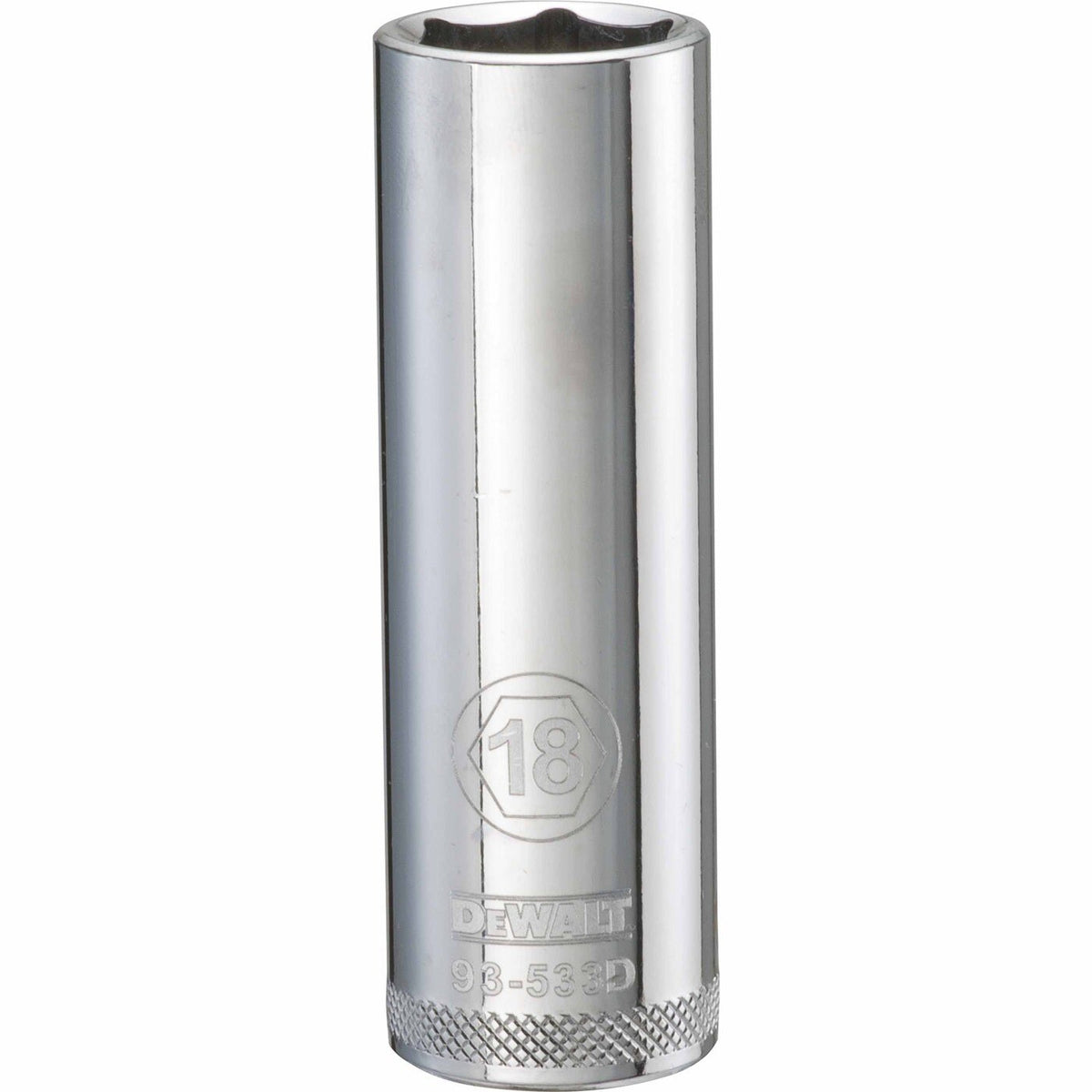 Dewalt DWMT93533OSP Mechanics 6 Point 1/2" Drive Deep Socket 18 MM