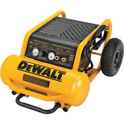 DeWalt D55146 1.6 HP Continuous, 225 PSI, 4.5 Gallon Compressor