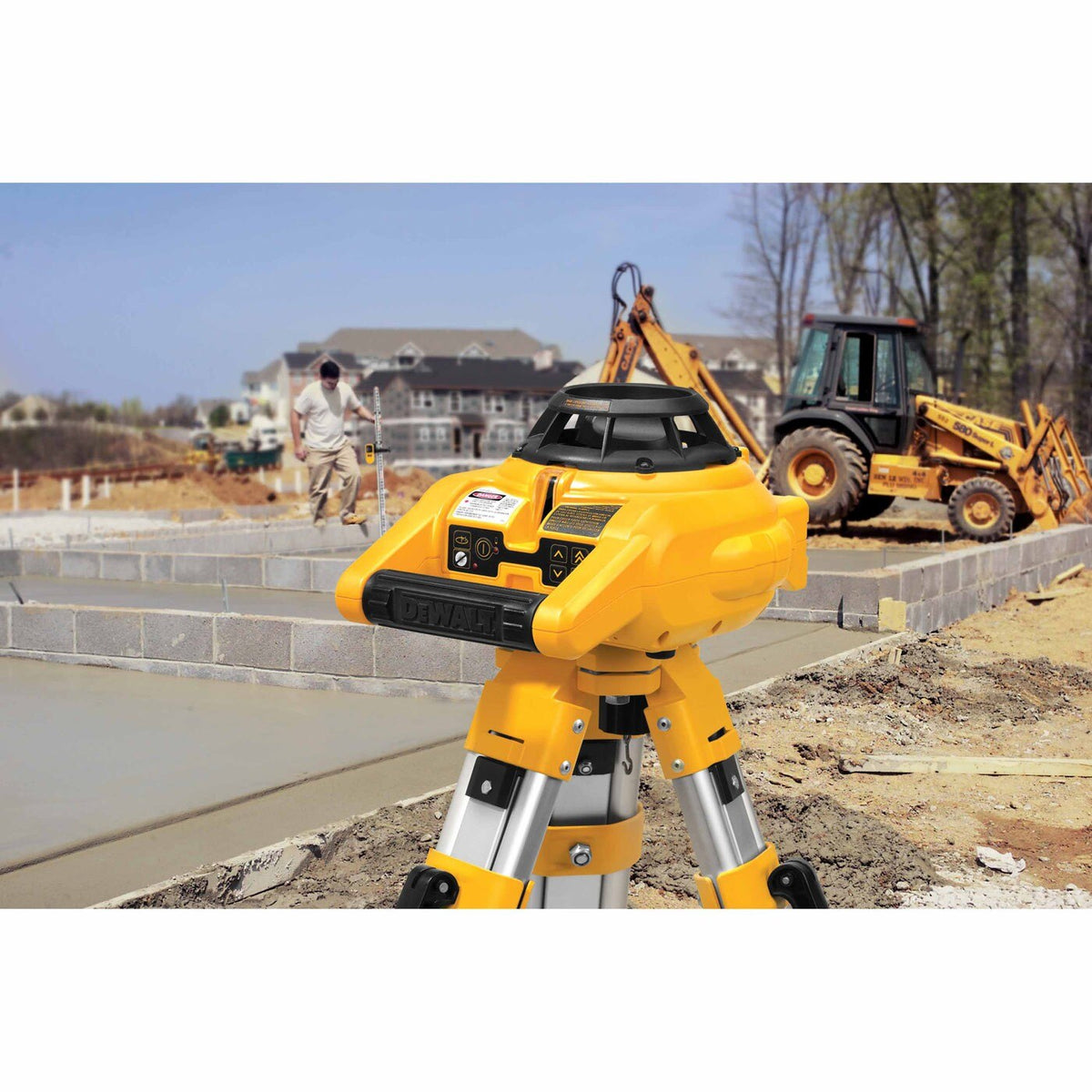 DeWalt DW074KD Heavy-Duty Self-Leveling Interior/Exterior Rotary Laser