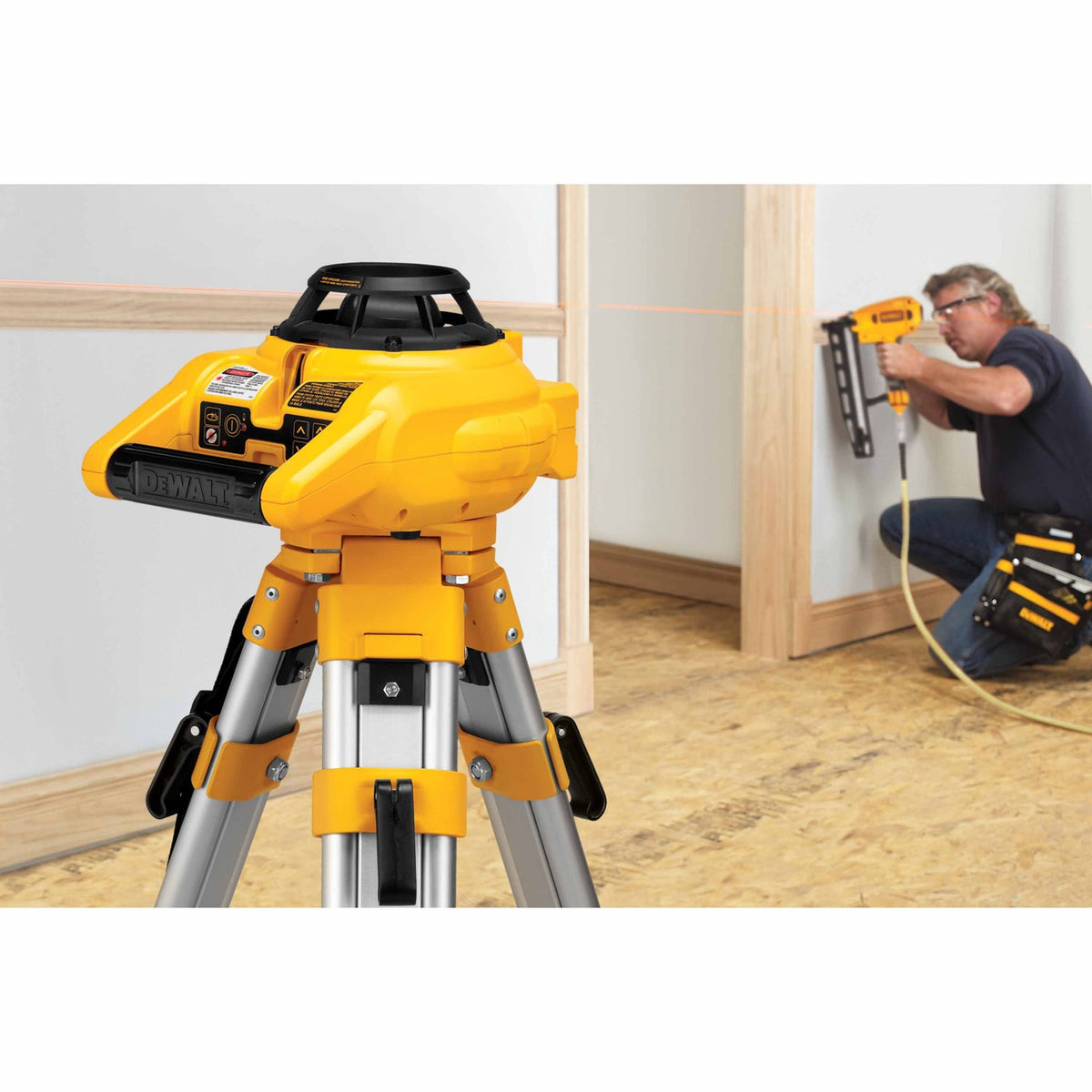 DeWalt DW074KD Heavy-Duty Self-Leveling Interior/Exterior Rotary Laser