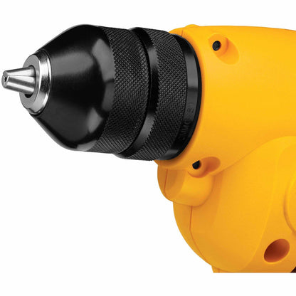 DeWalt DWD115K Heavy-Duty 3/8" VSR Mid-handle Drill Kit with Keyless Chuck