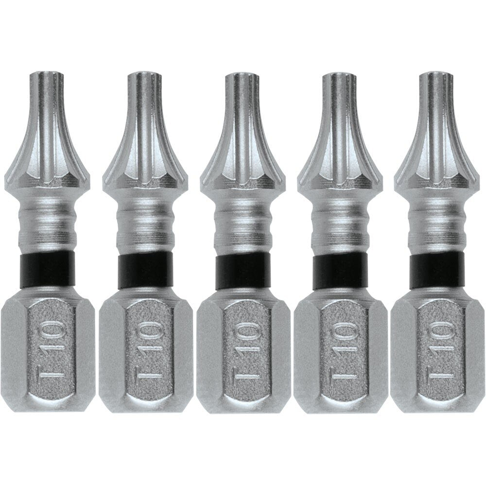 Makita E-00608 Impact XPS T10 Torx 1" Insert Bit, 5 Pack
