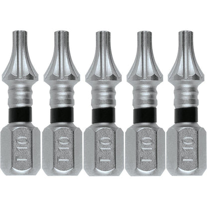 Makita E-00608 Impact XPS T10 Torx 1" Insert Bit, 5 Pack