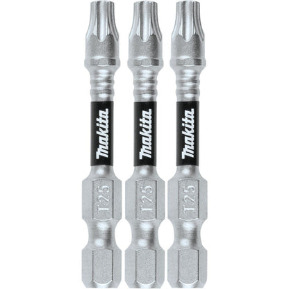 Makita E-00854 Impact XPS T25 Torx 2" Power Bit, 3 Pack