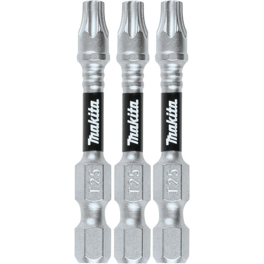 Makita E-00854 Impact XPS T25 Torx 2" Power Bit, 3 Pack