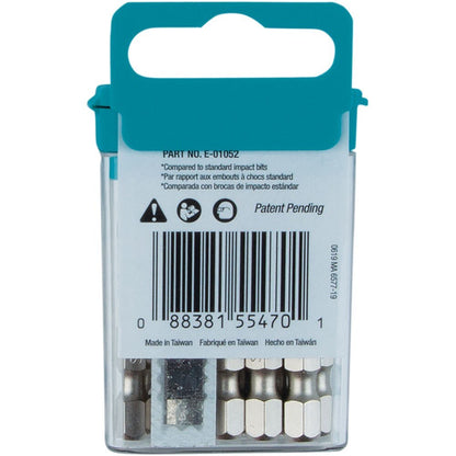 Makita E-01052 Impact XPS #2 Square 2" Power Bit, 15 Pack