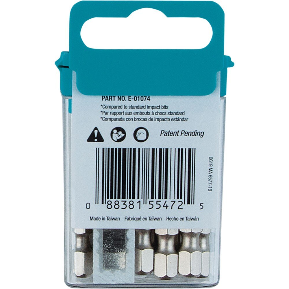 Makita E-01074 Impact XPS T25 Torx 2" Power Bit, 15 Pack