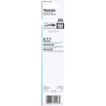 Makita E-01286 Impact XPS #2 Phillips 6" Power Bit