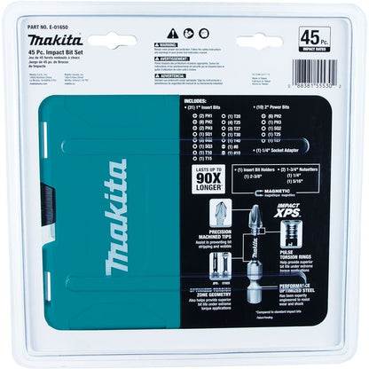 Makita E-01650 Impact XPS 45-Piece Impact Bit Set