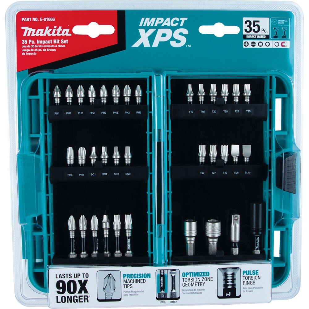 Makita E-01666 Impact XPS 35-Piece Impact Bit Set