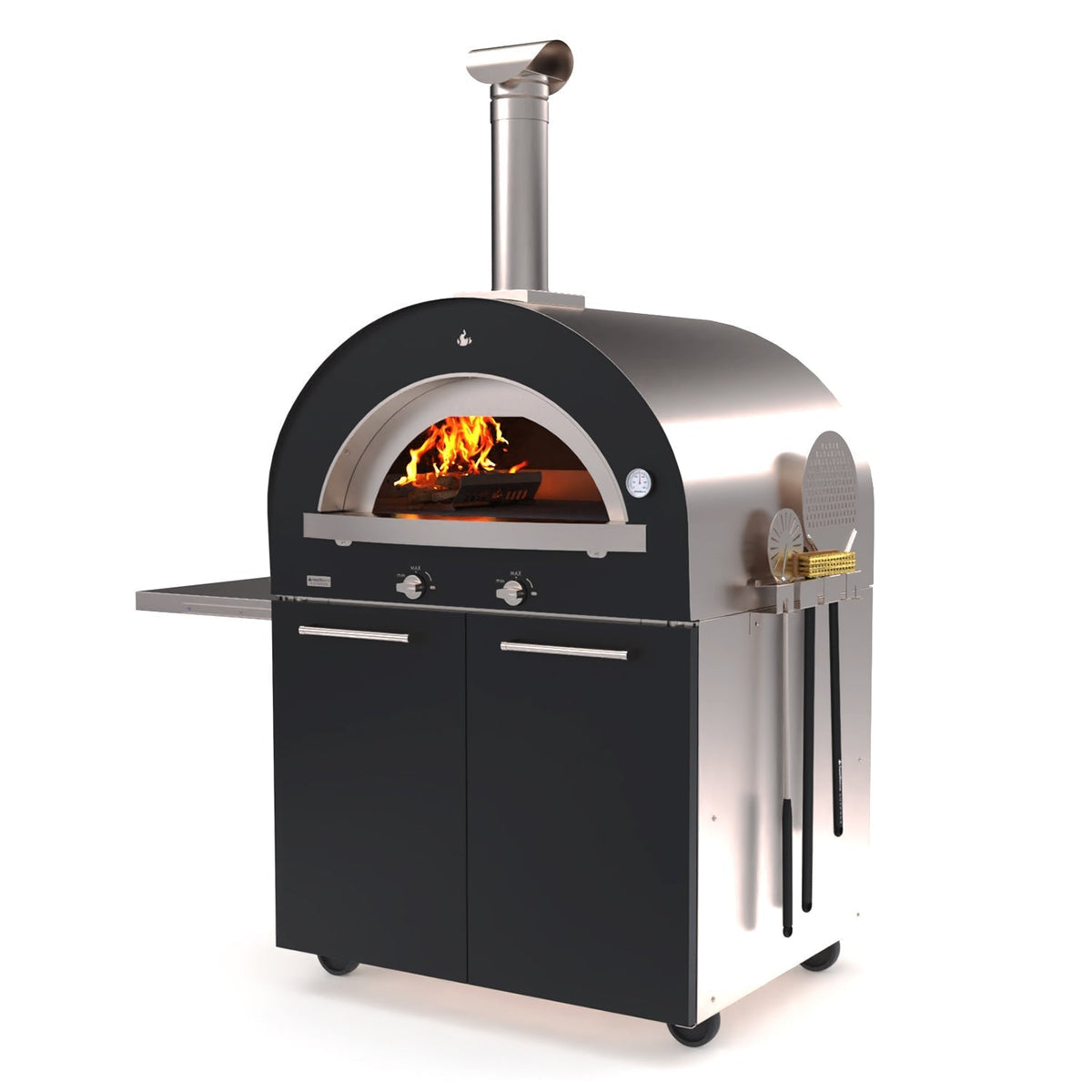 Hearthstone Genio Multi-Fuel Pizza Oven 7.2 w/ Rolling Base