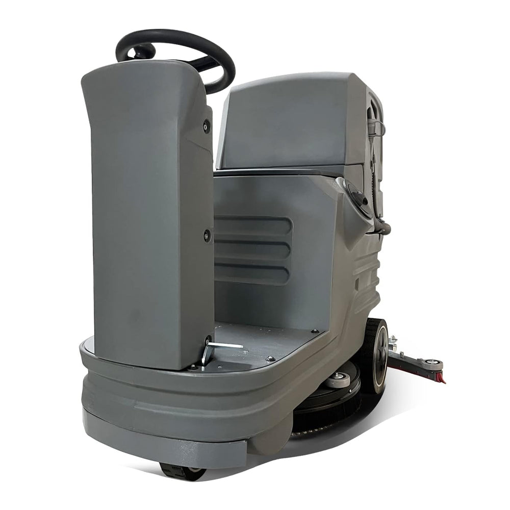 EMI Heavy Duty Commercial Electric Ride-On Floor Scrubber with 38-Inch Squeegee