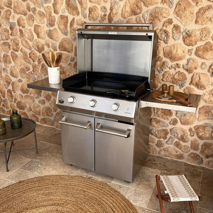 Brabura 32 Gas Griddle (Enameled Cast Iron)