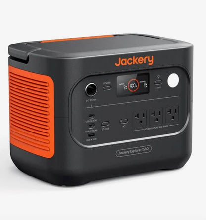 Jackery Explorer 1500 v2 Portable Power Station + 2 x SolarSaga 100W Air