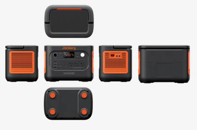 Jackery Explorer 1500 v2 Portable Power Station + 2 x SolarSaga 100W Air