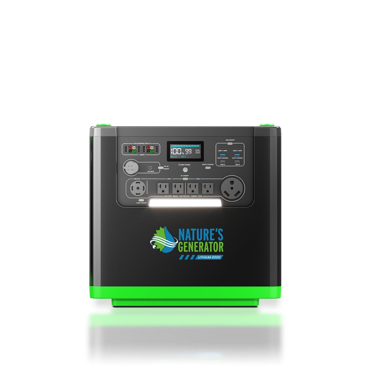 Nature's Generator Lithium 6000 Power Station