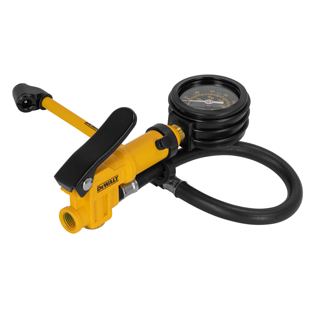DXCM024-0405 2" Analog Dial Inflator with 12" Hose & Dual Head Chuck (0 to 160 PSI)