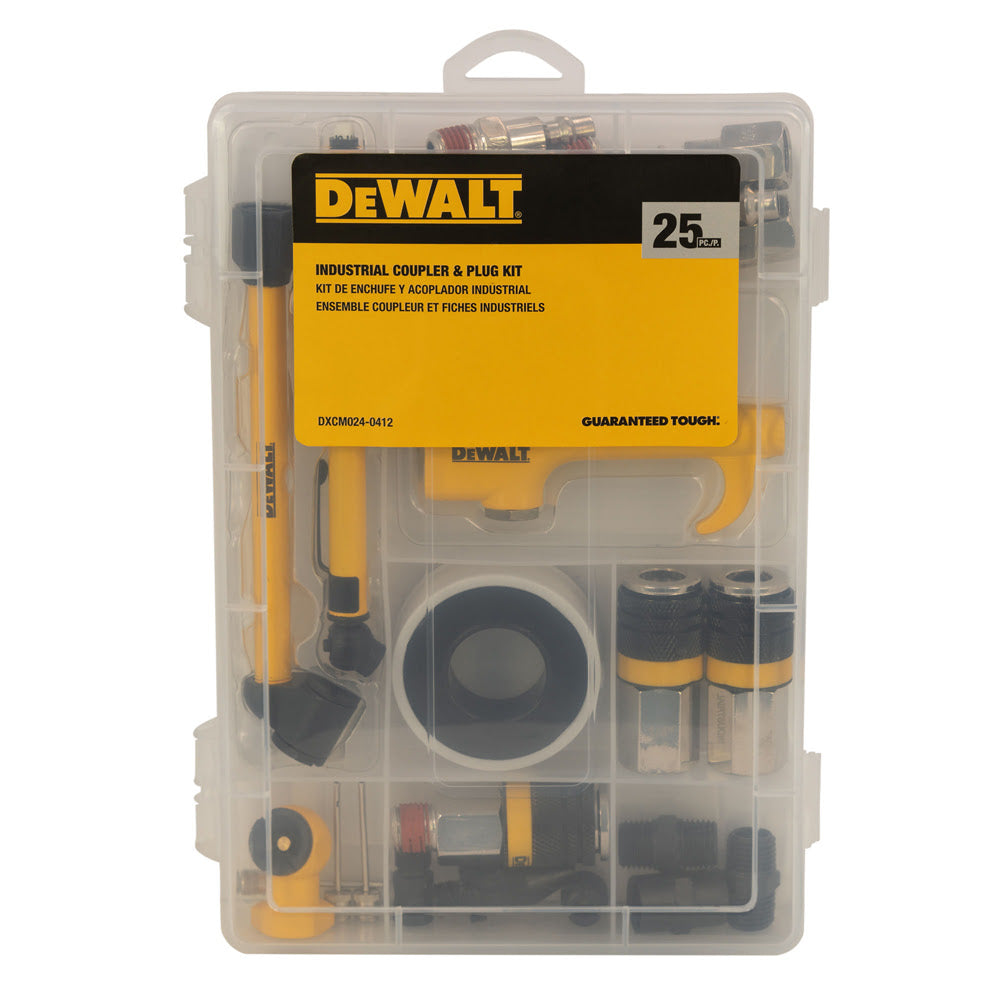 DXCM024-0412 25 Pc Industrial Coupler & Plug Accessory Kit