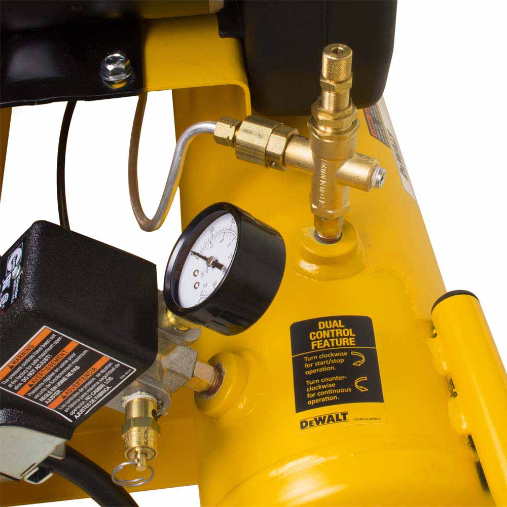 DeWalt DXCMTA1980854 8 Gal. 155 PSI 1.9 HP Electric Dual Voltage Wheelbarrow Air Compressor