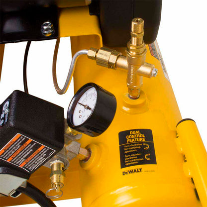 DeWalt DXCMTA1980854 8 Gal. 155 PSI 1.9 HP Electric Dual Voltage Wheelbarrow Air Compressor