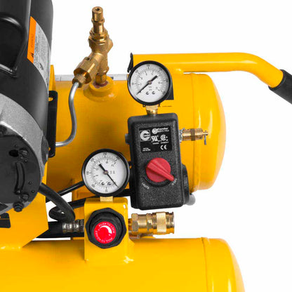 DeWalt DXCMTA1980854 8 Gal. 155 PSI 1.9 HP Electric Dual Voltage Wheelbarrow Air Compressor
