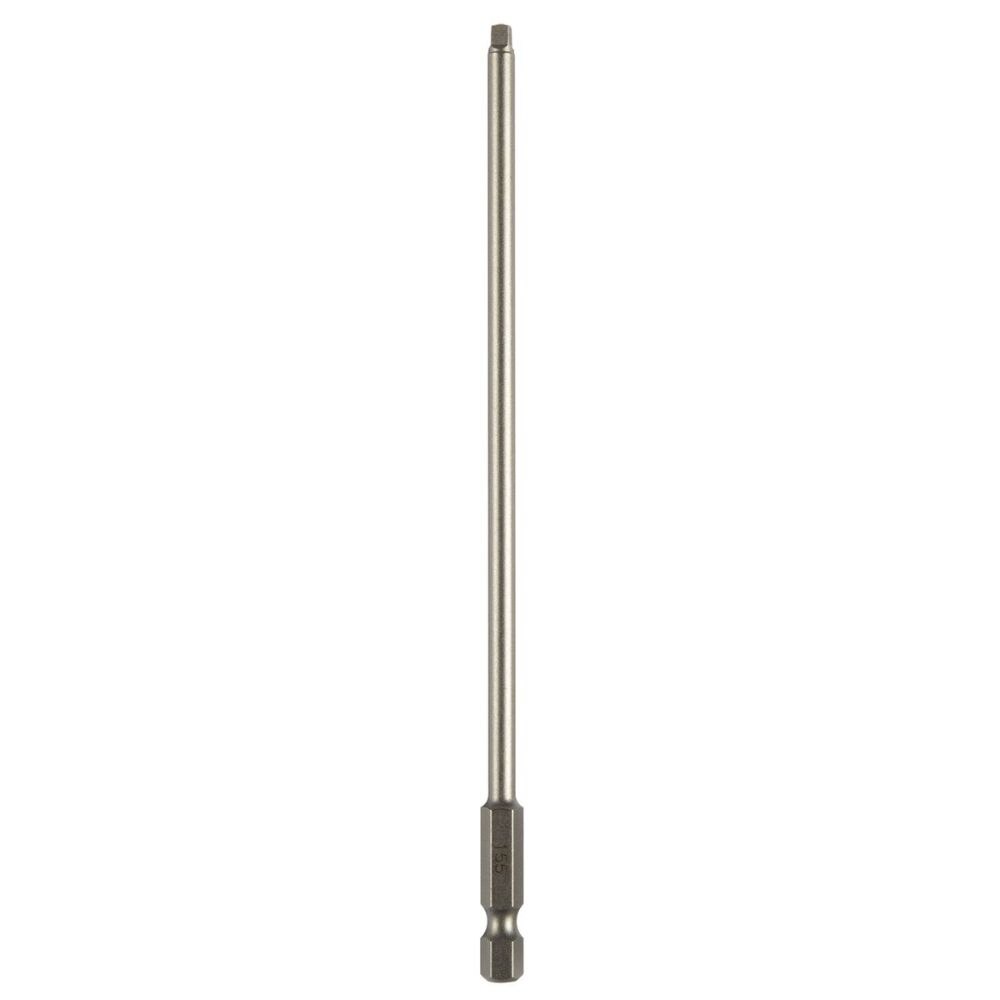 Makita 191V04-6 #2 Square Power Bit, 6-1/8", 5/pk