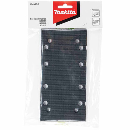 Makita 194930-6 3-5/8" x 7-1/4" Backing Pad, Hook & Loop