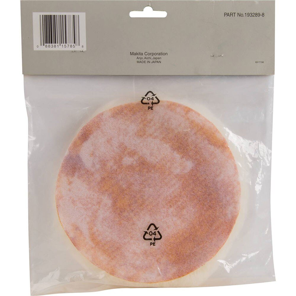 Makita 199424-6 6" Round Hook and Loop Wool Polishing Pad