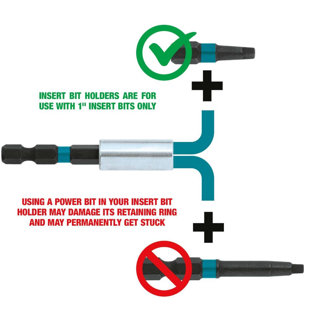 Makita A-96992 ImpactX 3" One Piece Magnetic Insert Bit Holder