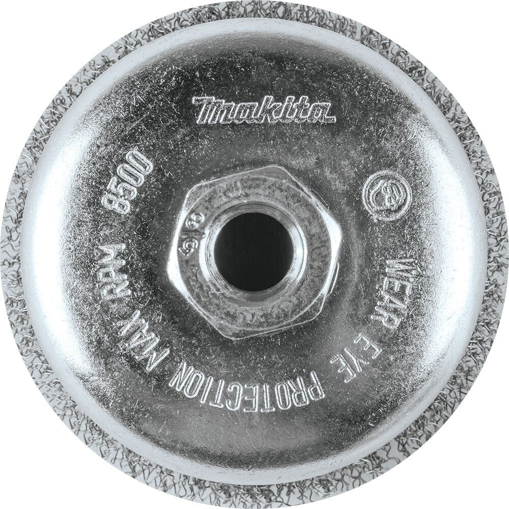 Makita A-98407 4" Crimped Wire Cup Brush, 5/8"-11