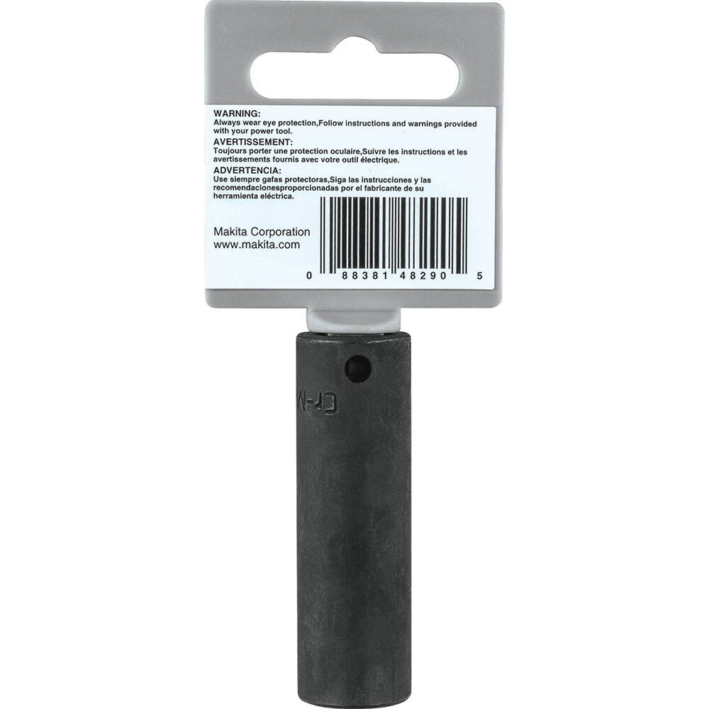 Makita A-99568 1/2" Deep Well Impact Socket, 3/8" Drive