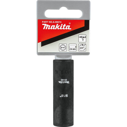 Makita A-99574 9/16" Deep Well Impact Socket, 3/8" Drive