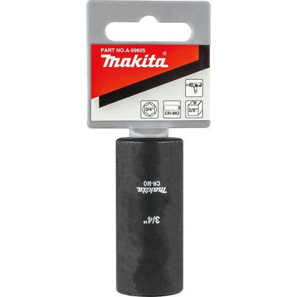 Makita A-99605 3/4" Deep Well Impact Socket, 3/8" Drive