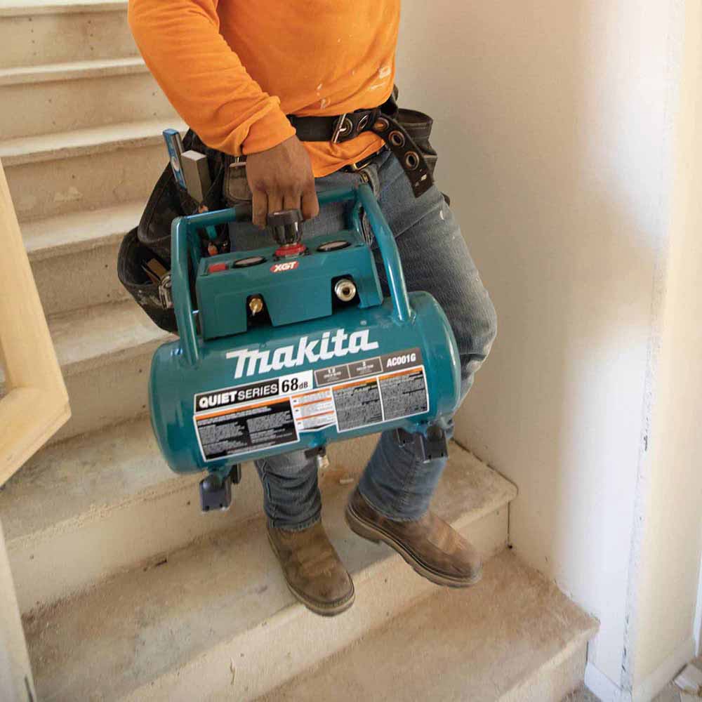 Makita AC001GZ 40V max XGT Brushless Cordless 2 Gallon Quiet Series Compressor, Tool Only