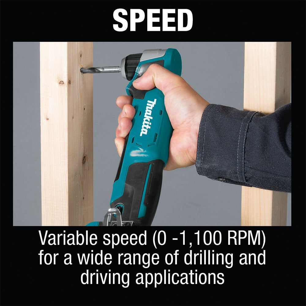 Makita AD04R1 12V max CXT Lithium-Ion Cordless 3/8" Right Angle Drill Kit