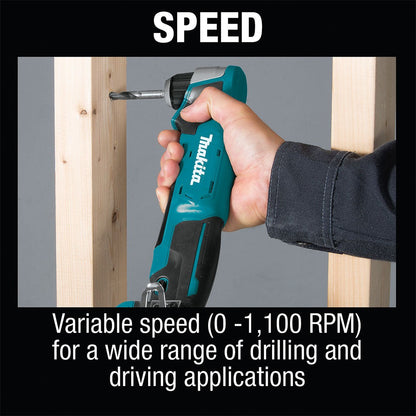 Makita AD04R1 12V max CXT Lithium-Ion Cordless 3/8" Right Angle Drill Kit