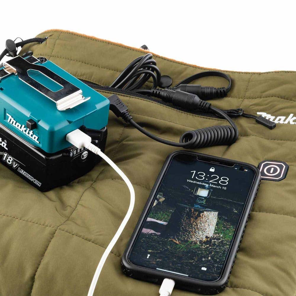 Makita ADCB200B Outdoor Adventure 18V LXT Heated Blanket, Blanket Only