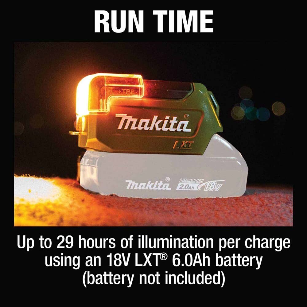 Makita ADML817 Outdoor Adventure 18V LXT Compact L.E.D. Flashlight, Flashlight Only(Bare tool)