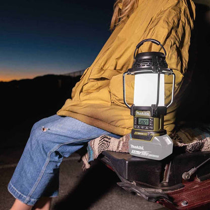 Makita ADRM13 Outdoor Adventure 18V LXT Bluetooth Radio and L.E.D. Lantern