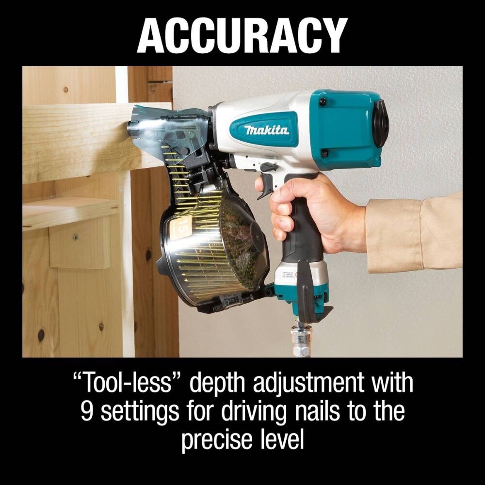 Makita AN613 2-1/2" Siding Coil Nailer