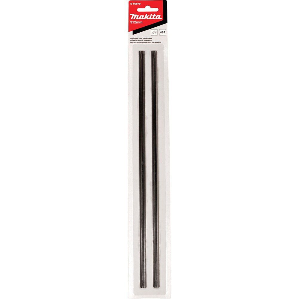 Makita B-02870 12-1/4" Planer Blade, Double Edged High Speed Steel, 2/pk