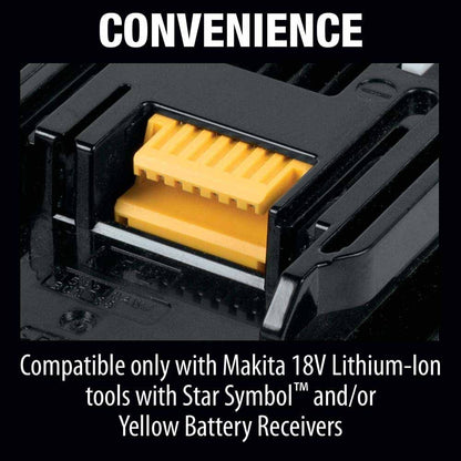 Makita BL1840BSC2 18V LXT Lithium-Ion Battery and Charger Starter Pack, 2ea. BL1840B, DC18SD (4.0Ah)