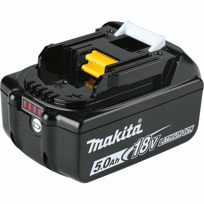 Makita BL1850BDC2X1 18V LXT Lithium-Ion Battery and Rapid Optimum Charger Starter Pack, 2ea. BL1850B, DC18RC, (5.0Ah)